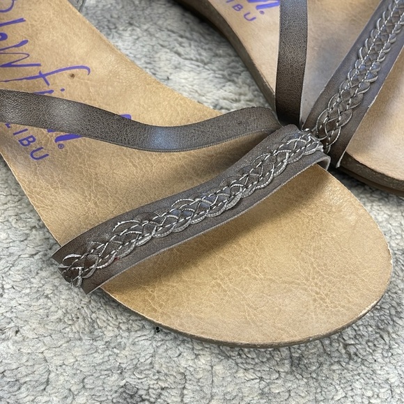 Blowfish Malibu Gablet Strappy Sandals Flat Beachy Boho Sz 6 - Picture 6 of 12